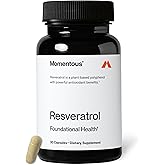 Momentous Resveratrol Supplement 450 mg - Trans-Resveratrol for Healthy Aging, Brain, & Heart Support - NSF Certified for Sport - GMO- & Gluten-Free - 30 Servings