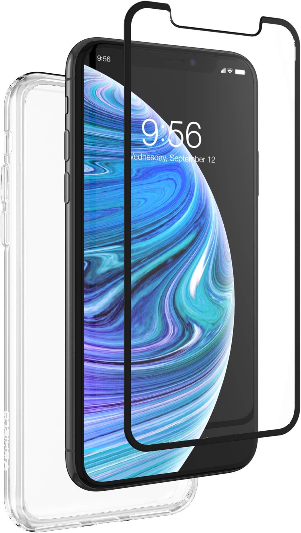 invisibleSHIELD Curve Glass Elite Screen Protection with Case - iPhone XS/X