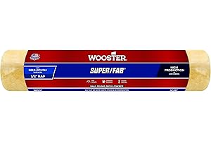 Wooster Brush R240-14 Super/Fab Roller Cover, 1/2-Inch Nap, 14-Inch
