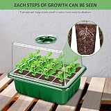 YAUNGEL Seed Trays 120 Cells with Heightened Lids 0.8mm PVC 20 Labels view 7