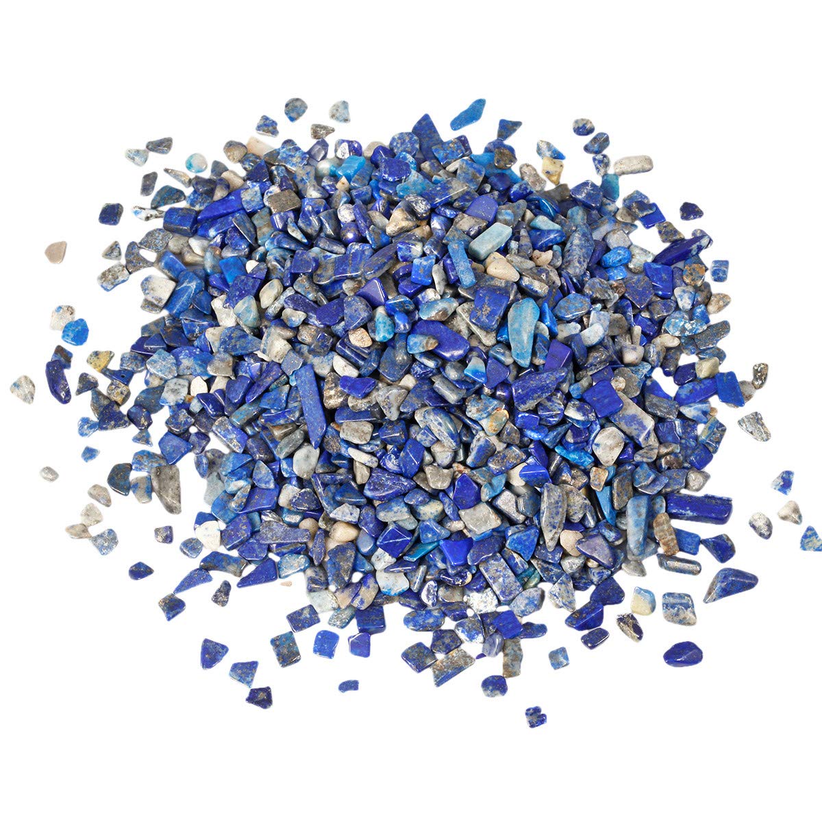 mookaitedecor 1 lb Tumbled Chip Stones Crushed Tumblestone Crystals Healing Home Decoration