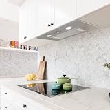 CIARRA Integrated Cooker Hood 52cm CBCS5913A Stainless Steel 3 Speed view 2