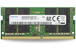 Samsung 32GB (1x32GB) DDR4 2666MHz PC4-21300 SODIMM 2Rx8 CL19 1.2v 260-PIN Laptop Notebook Memory Module RAM Upgrade M471A4G4