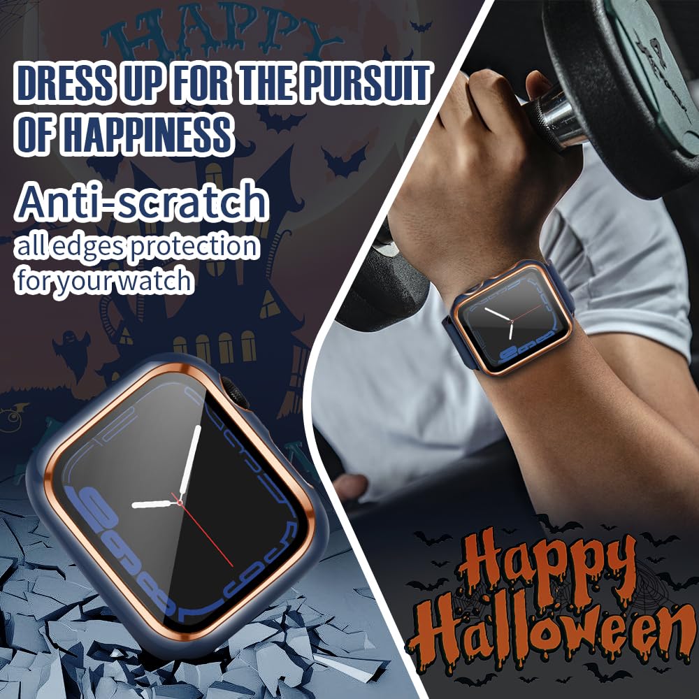 top4cus 45mm Case Compatible with Apple Watch, with