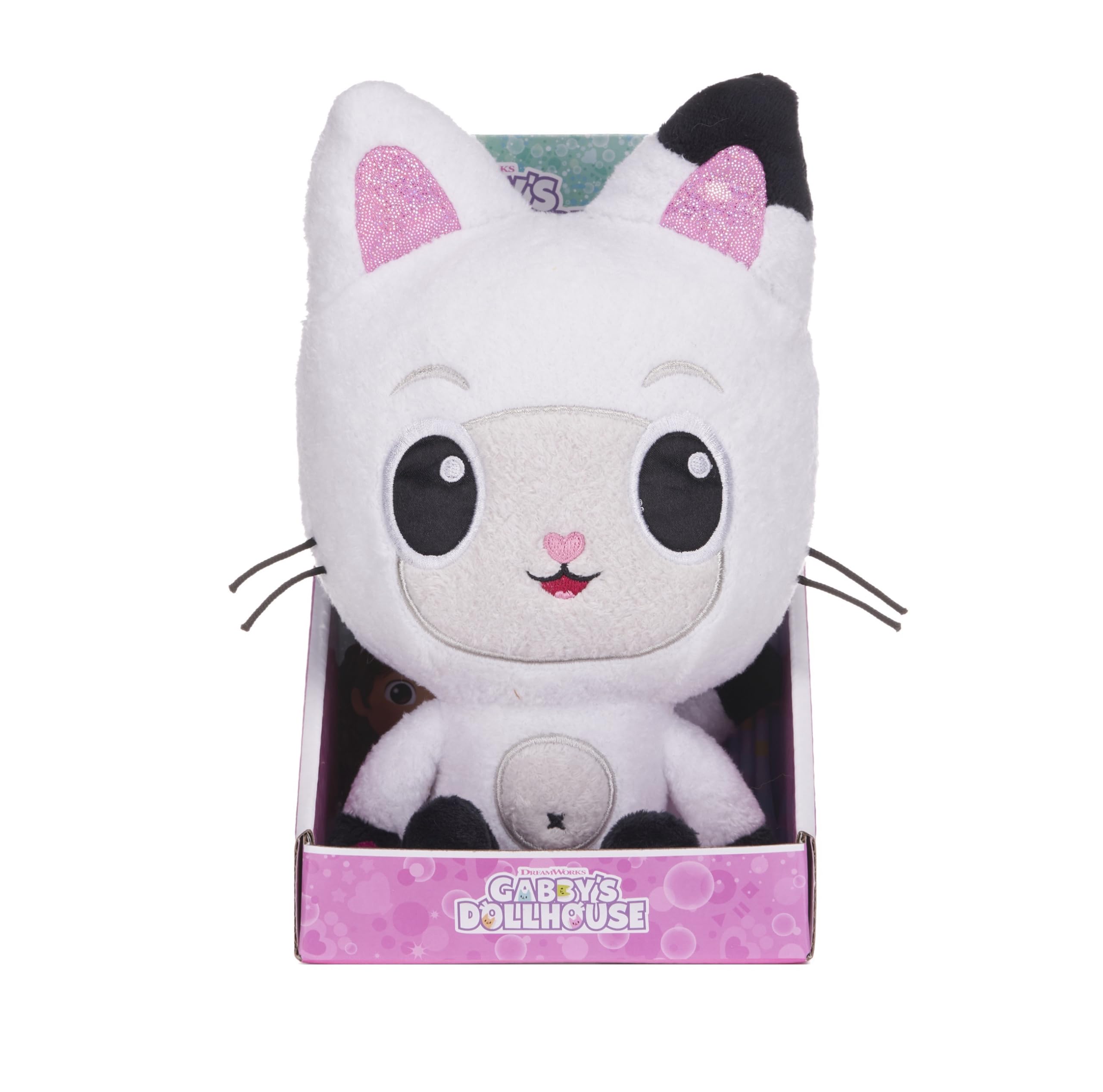 Gabby's Dollhouse 25cm (10-inches) Pandy Paws Character Soft Plush Toy