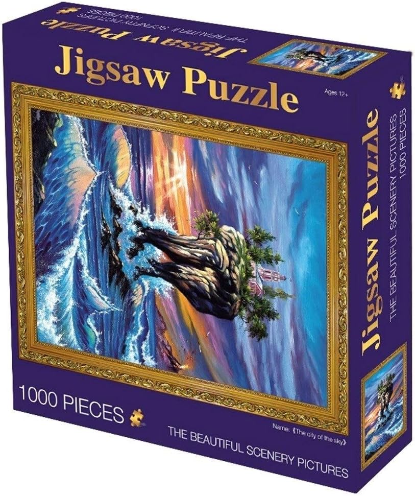 Adult Children Puzzle Toy Museum Collection Famous Painting Jigsaw Puzzle Puzzle, World Masterpiece Series, Classic 1000 Pieces Boxed Photography Toys Game Art for Adults & Kids (Color : N)