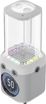 Corsair iCUE LINK XD5 RGB ELITE LCD D5 Pump Reservoir 440ml 480x480 IPS White