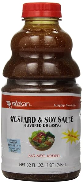 MIZKAN MUSTARD DRESSING, 32 OUNCE
