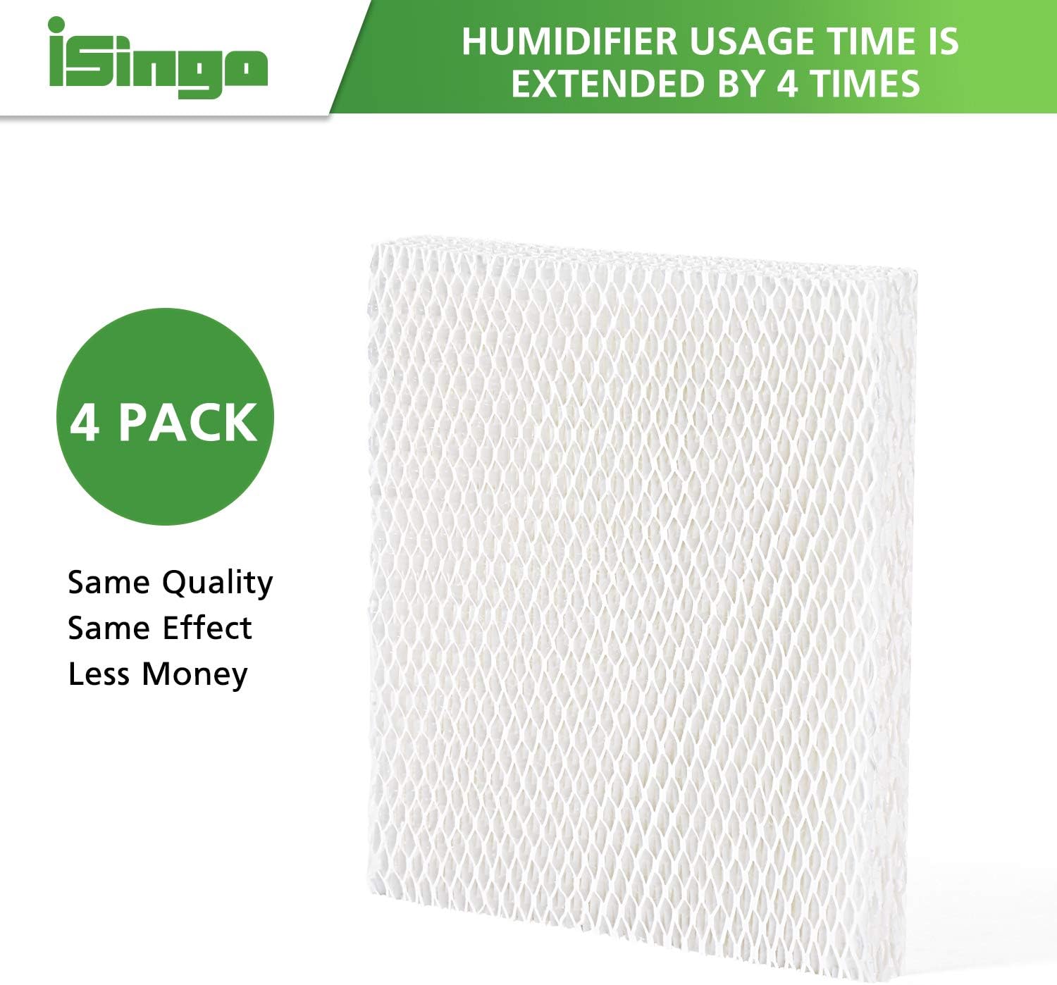 iSingo Honeywell Humidifier Filter T HFT600 Humidifier Filters Compatible Honeywell Humidifier Hev615 Hev620 (4 Pack) -