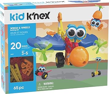 K'NEX Kid Wings \u0026 Wheels Building Set 