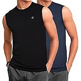 Champion Men's Big and Tall Performance Sleeveless Muscle Shirt 2 Pack
