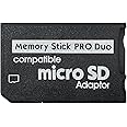 UCEC Memory Stick PRO Duo Adapter, Micro SD/SDHC/SDXC to Memory Stick PRO Duo MagicGate Card Compatible with Sony Camera, Handycam, Cell Phone & PSP 1000/2000/ 3000