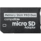 UCEC PSP Memory Stick Adapter, Micro SD/SDHC/SDXC to Memory Stick PRO Duo | to MagicGate Card Compatible with Camera, Handycam, Cell Phone &amp; PSP 1000/2000/3000