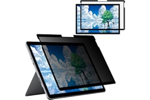 Dabernur Magnetic Privacy Screen for 12.3 inch Surface Pro 7 Plus/7/6/5/4/3, Removable Anti Glare Blue Light Filter, Anti-Spy Screen Protector