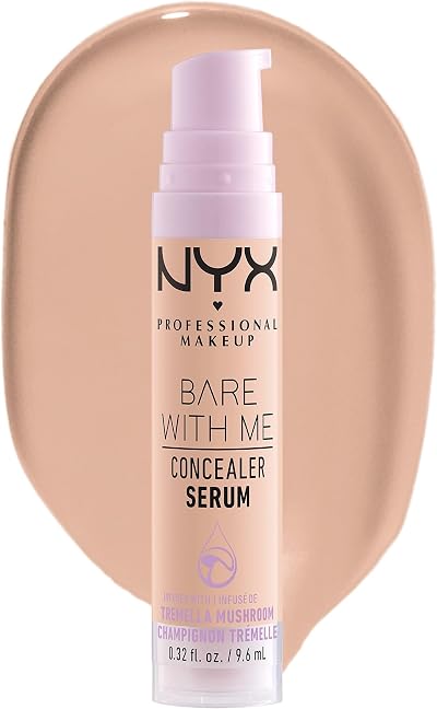 NYX Bare With Me Concealer Serum Natural Medium 9.6ml Pack of 5