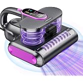 500W Corded Mattress Vacuum, 18KPa Versatile Handheld Bed Cleaner | 275nm UV-C149&deg;F Heat38000RPM VibrationDual Safety ProtectionLED DisplayHEPA Filter16.4ft Cord for MattressSofa,Pillows