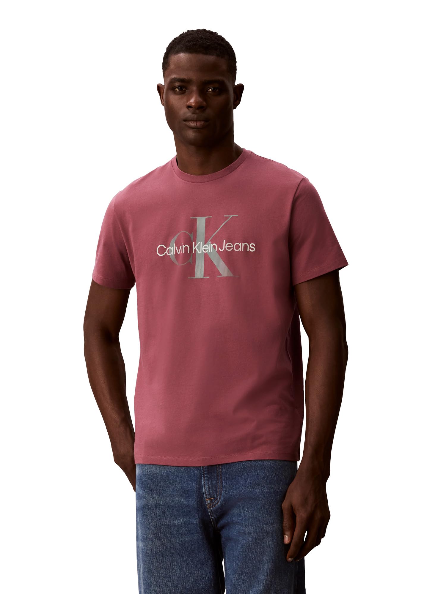 Calvin Klein Men’s Monogram Logo Crewneck T-Shirt