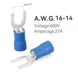 HKS 200PCS Insulated Fork Spade Wire Connectors