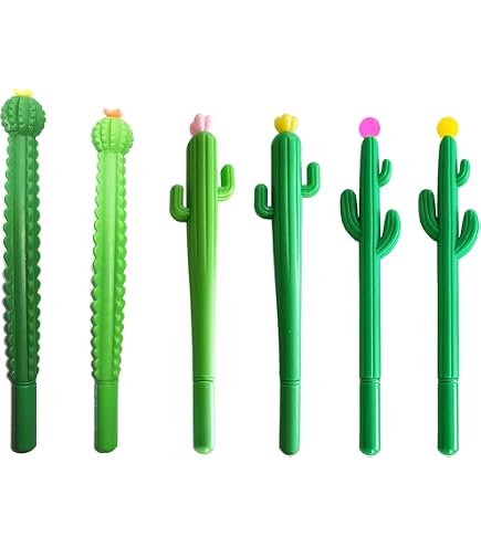 Amazon.com: Outus 24 Pieces Cactus Shaped Roller Pens - Green Saguaro  Design with Black Gel Ink and Flower - for Classroom, Office, School  Student Gift Supplies and Decor (Fresh Style) : Office Products