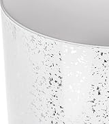 KORAD White with Silver Flecks Indoor Plant Pots 26 cm 10.2 in Drainage view 8