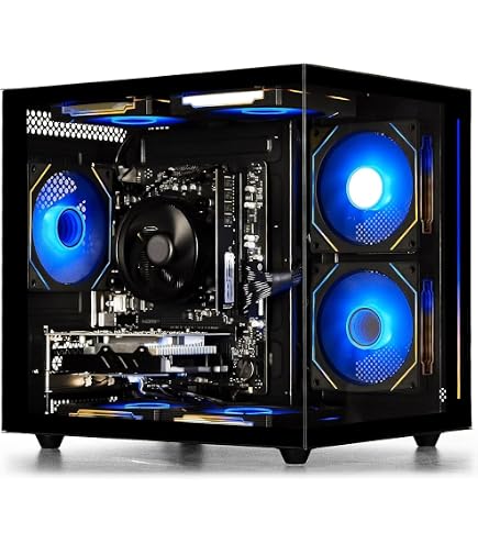 Amazon.com: Gaming PC Desktop RTX 5060 8GB Graphics Card AMD Ryzen