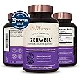 Live Conscious KSM-66 Ashwagandha Supplement w/L Theanine & AlphaWave - ZenWell Everyday Stress Relief, Mood Support, Cogniti