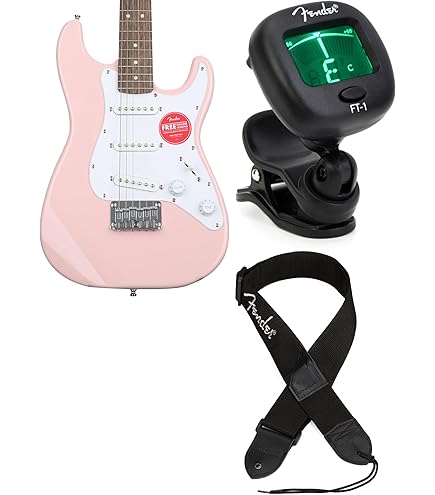 Amazon.com: Fender Squier 3/4-Size Kids Mini Strat Electric Guitar