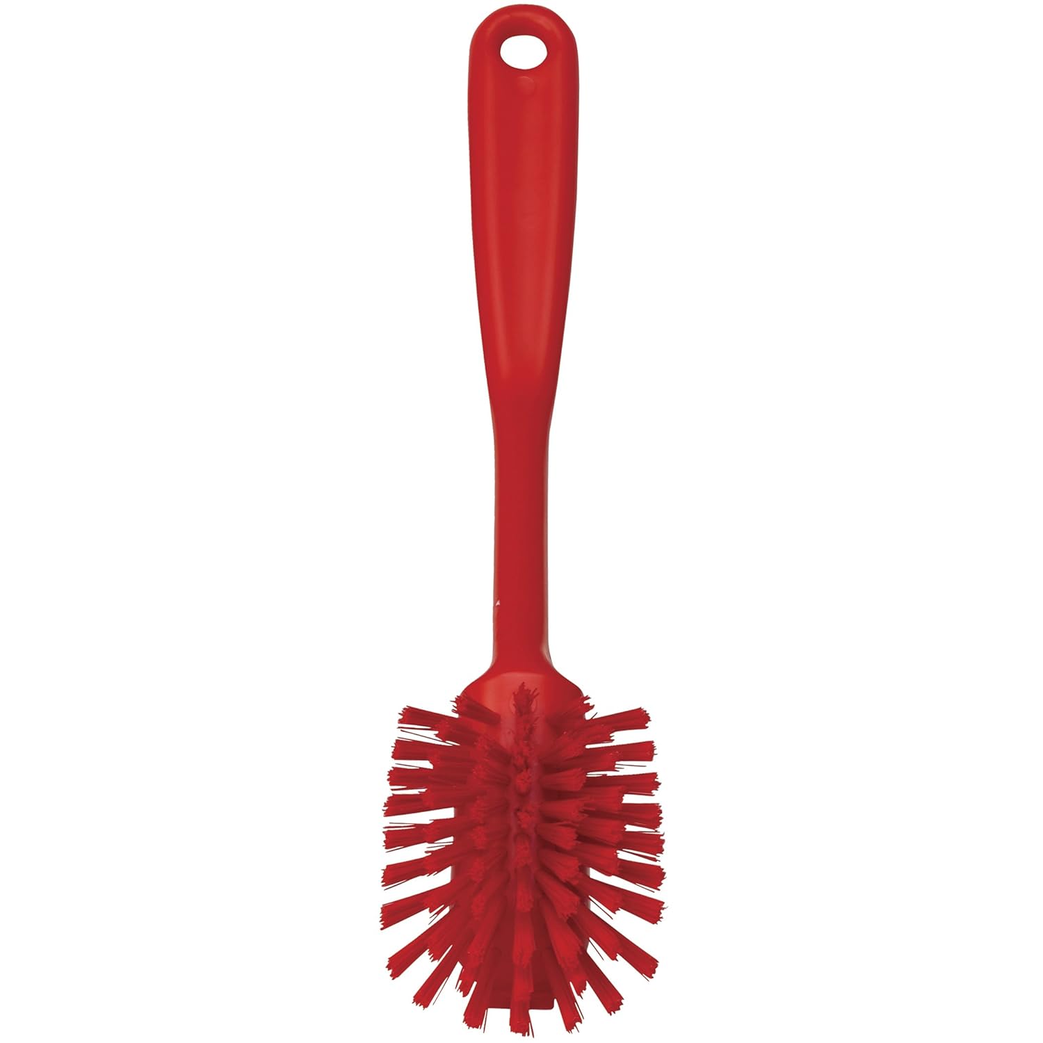 Vikan 42374 Dish Brush with Scraping Edge, Red, Medium, 280mm Length, 60mm Width, 55mm Height - Image 3