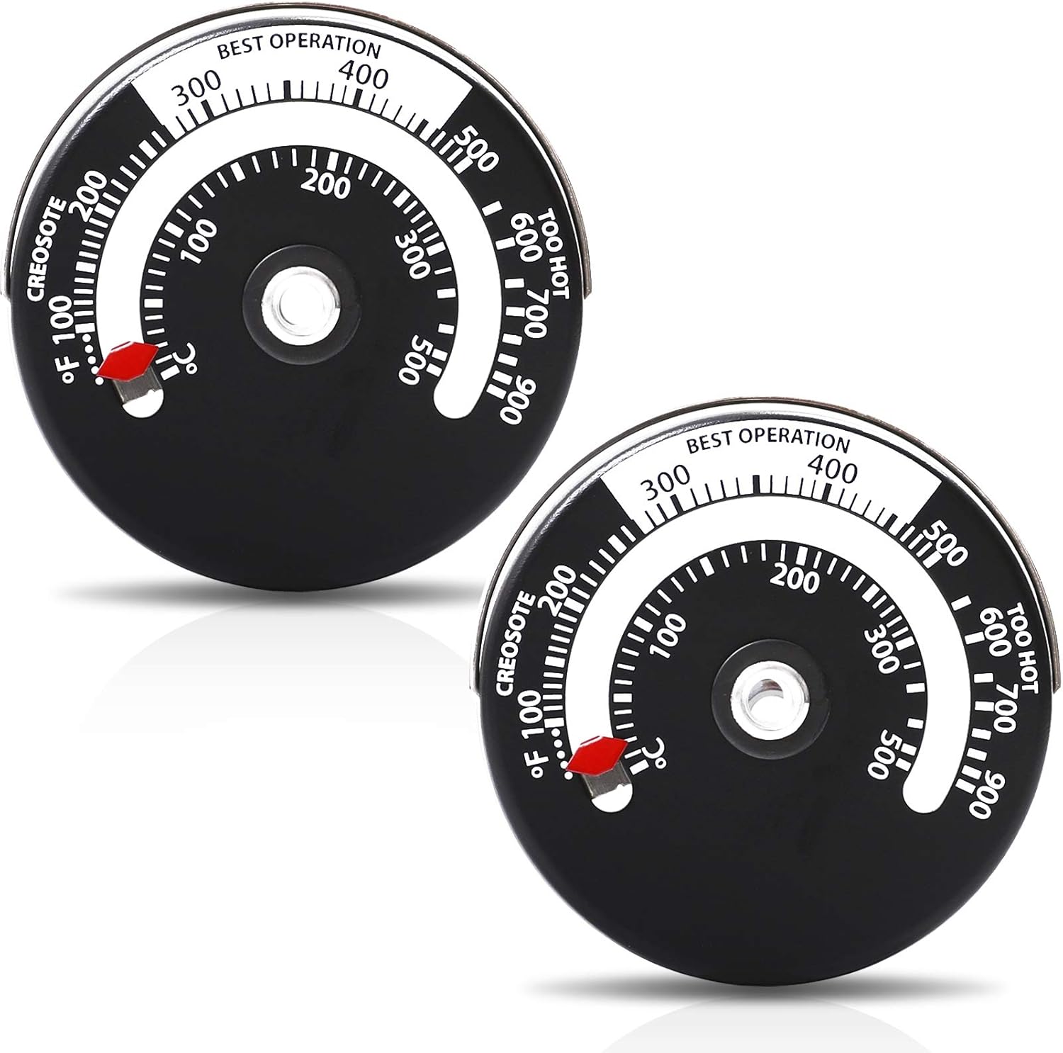 Elcoho Stove Thermometer Wood Stove Thermometer Fire Stove