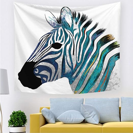 Tapiz De Pared,Animal Print Tapiz para Colgar En La Pared De Cebra