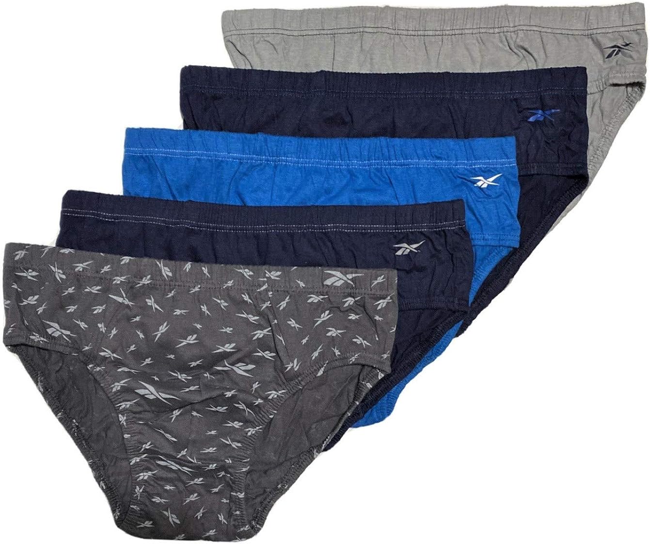 Reebok 5 Pack Underwear Low Rise Brief Men's 191 Clothing