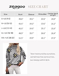 Zeagoo Women's Turtleneck Sweater 2024 Fall Winter
