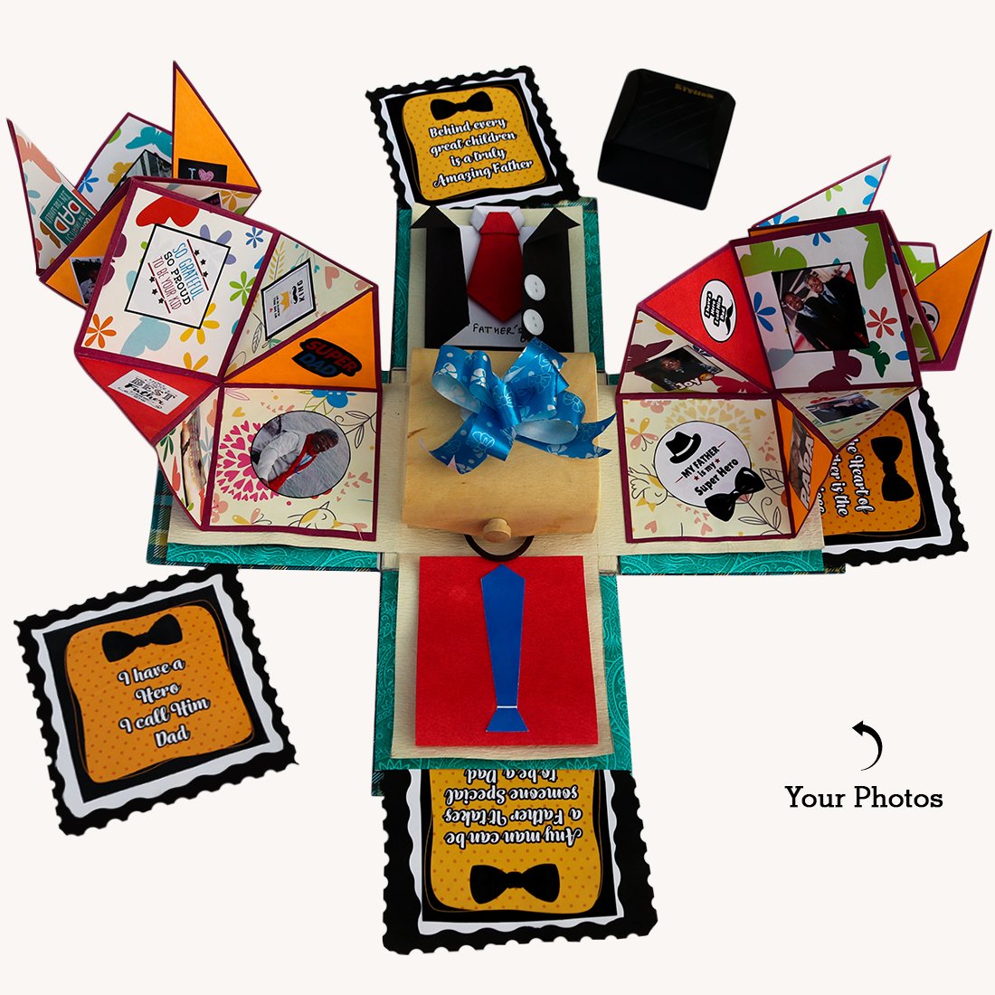 father's day explosion box