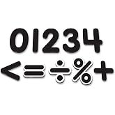 Teacher Created Resources Black Classic 2 1/2" Magnetic Numbers (TCR77218)