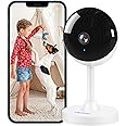 owltron Indoor Security Camera 2K, 2.4GHz WiFi Cameras for Home Security Baby Monitor Camera with Motion/Cry Detection, Pet & Dog Cam with Phone App, Night Vision, 2-Way Audio, Works with Alexa