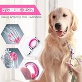 Gimars Dog Grooming Scissors Kit 4CR Safety Round Tip 5 in 1 Titanium Coated view 5