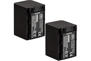 BIG MIKE'S BM 2 NP-FV70 Batteries for Sony FDR-AX700, PXW-Z90V, HXR-NX80, HDR-CX455/B HDR-CX675B, CX330, CX900, PJ340, PJ540, PJ670B, PJ810, FDR-AX33, FDR-AX53, FDR-AX100, NEX-VG10, VG20, VG30, VG900 Camcorders