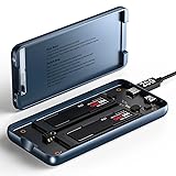 Dual Bay Raid SSD Enclosure: 2280 M2 Hard Drive