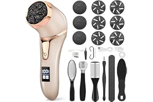 Electric Callus Remover for Feet, Portable Pedicure Kit Foot File Callus Remover, Rechargeable Waterproof Foot File for Foot 