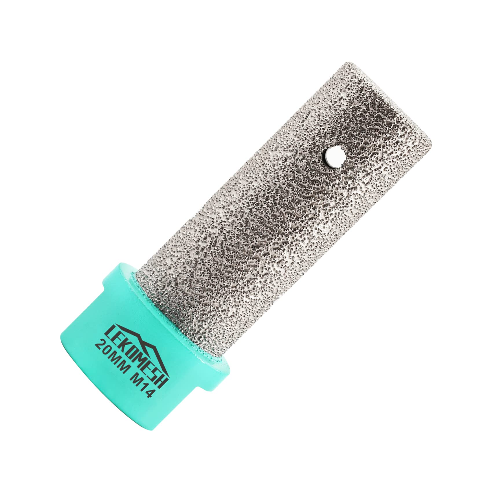 Diamond Finger Milling Bits 20MM - LEKOMESH for Enlarging Shaping Grinding Edging Exsiting Holes of Porcelain Tile Ceramic Marble Granite M14 Thread for Angle Grinder — image 1