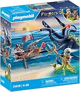 Playmobil 71419 Pirates Pirate vs Deeper Battle Giant Octopus view 2