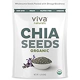 Viva Naturals Organic Raw Chia Seeds (1 LB)