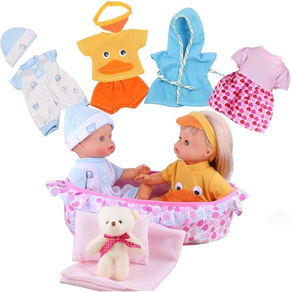 8 baby doll clothes