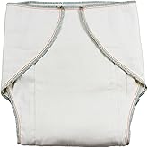 LeakMaster Adult Contoured Cloth Diaper with Nighttime Insert - Large Fits 36-44 inch Waists - 100% Cotton Gauze - 4x10x4 Layering with 10 Layered Optional use Insert for Maximum Absorbency.