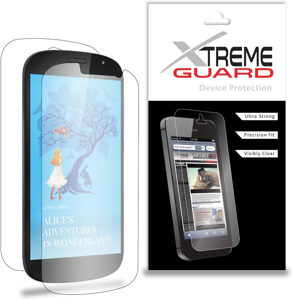 XtremeGuard Full Body Screen Protector for Yota YotaPhone 2 (Ultra Clear)