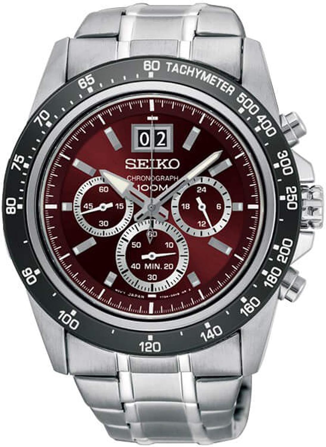 Seiko Analog Red Dial Men's WatchSPC243P1 Amazon.co.uk Watches