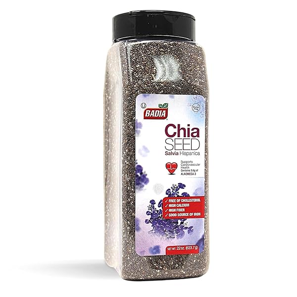 BADIA CHIA SEED, 22 OZ – HIGH FIBER,...