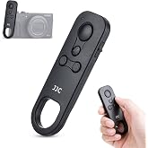 JJC Wireless Bluetooth Remote Control for Canon, Replaces Canon BR-E1 | for Canon EOS R100 R50 R50V R10 R8 R7 R6 II R5 M50 M6 II 6D Mark II Reble T8i T7i SL3 PowerShot V10 G5 X Mark II G7 X Mark II