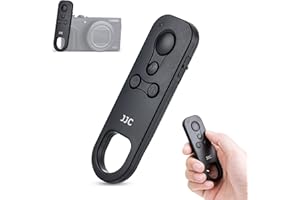 JJC Wireless Bluetooth Remote Control Replace Canon BR-E1 for Canon EOS R100 R50 R10 R8 R7 R6 Mark II R6 R5 M50 M6 Mark II M200 6D Mark II Reble T8i T7i SL3 PowerShot V10 G5 X Mark II G7 X Mark III