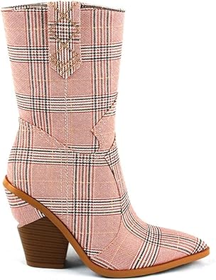 botas vaqueras de tacon alto para mujer